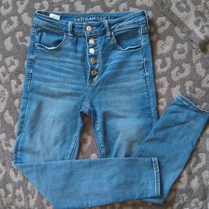 American Eagle button fly jeans